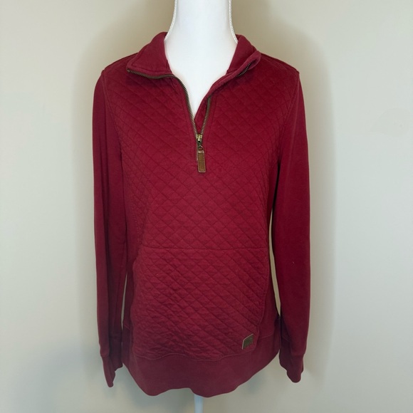 L.L. Bean Jackets & Blazers - L.L. Bean Women's Red Quilted Jacket